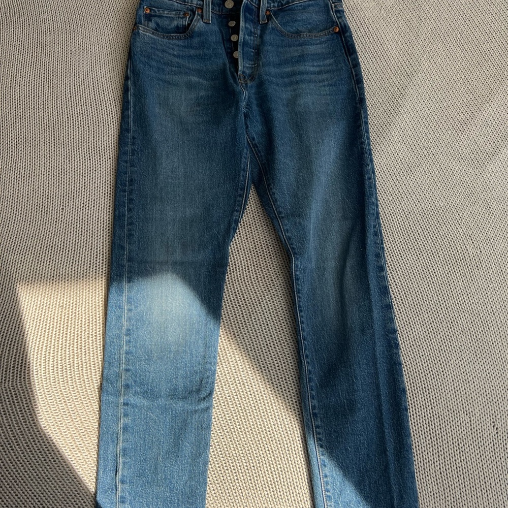Levi's Blue Straight Leg Jeans